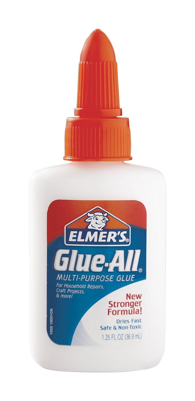 Elmer's Glue-All Multi-Purpose, Dries Fast, Non-toxic, Strong Clear Glue, 1.25 Ounces (Pack Of 1)