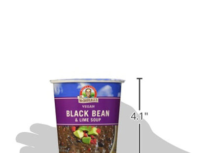 Dr McDougalls Right Foods Black Bean and Lime Big Cup Noodles Soup, 3.4 Ounce (Pack Of 3)