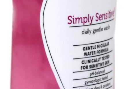 Summer's Eve Simply Sensitive, Daily Feminine Wash Removes, Cleansing Wash for Sensitive Skin, 9 Ounce (Pack Of 3)