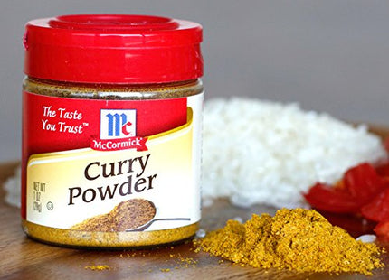 McCormick Curry Powder, Blends earthy depth with sweet spices, Non GMO, 1 Ounce (Pack Of 1)