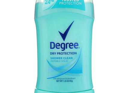 Degree Women Anti-Perspirant and Deodorant, Invisible Solid, Shower Clean 1.6 Ounce (Pack Of 9)