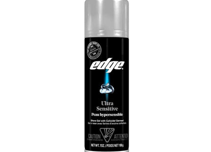 Edge for Men Ultra Sensitive Shave Gel, Fragrance Free, with Oatmeal & Allantoin, 7 Ounce (Pack Of 24)