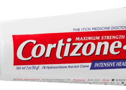 Cortizone 10 Intensive Healing Hydrocortisone,  Anti Itch Cream 2 Oz (Pack Of 24)