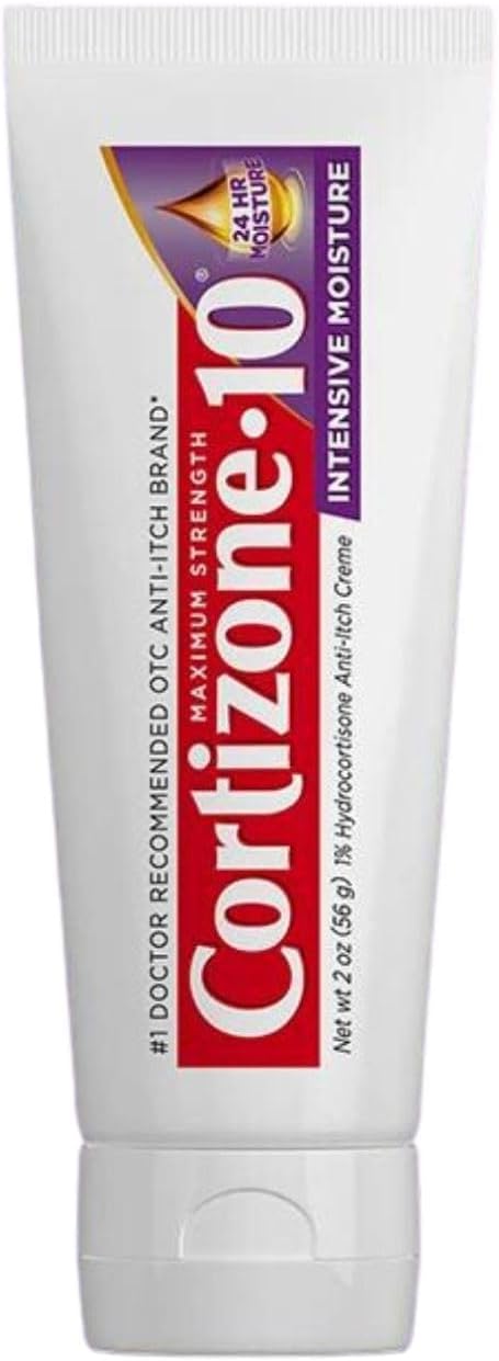 Cortizone 10 Intensive Healing Hydrocortisone,  Anti Itch Cream 2 Oz (Pack Of 3)