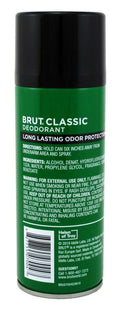 Brut Protection Trimax Original Fragrance Deodorant Spray, Classic Scent, Unisex, 10 Ounce (Pack Of 3)