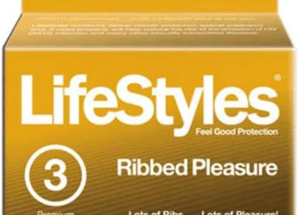 Lifestyles Ultra Ribbed Lubricated Latex, Birth Control, Grab Varieties & Flavors, Condoms 3 Count (Pack Of 12)