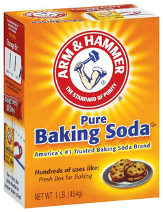 Arm & Hammer Pure Baking Soda, For Baking, Cleaning & Deodorizing, 16 Ounce (Pack Of 2)