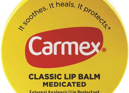 Carmex Original Lip Balm, for-Cold-Sores, Regular Jar, .25 Oz (Pack Of 6)