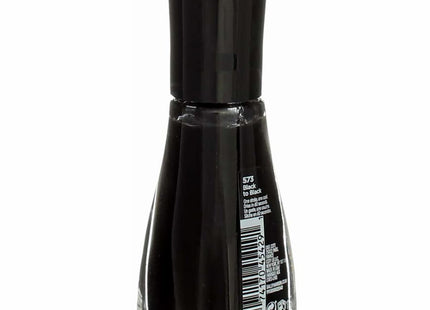 Sally Hansen, Insta-Dri Nail Polish, Black to Black, Quick Dry, 0.31 fl Ounce, (Pack Of 1)