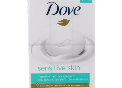 Dove Bath Beauty Moisturizing Bars, Gentle Cleanser for Softer And Sensitive Skin, Fragrance-Free, 3.75 Oz 6 Count Each (Pack Of 24)