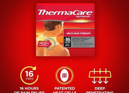 ThermaCare Neck, Shoulder, Wrist, Pain Relief Therapy Patches, Heat Wrap, 3 Count (Pack Of 7)