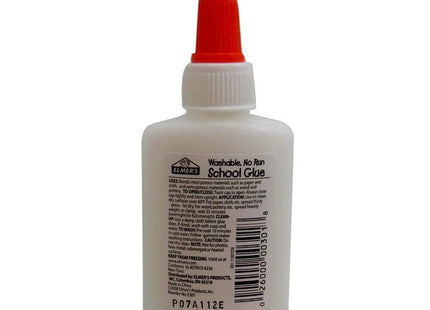 Elmer's School Glue, Washable Removable Non-toxic, Liquid White, 1.25 Ounce (Pack Of 6)