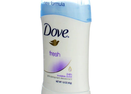 Dove Invisible Solid, Antiperspirant Deodorant Stick, All Day Protection. Fresh Scent, 1.6 Ounce (Pack Of 12)