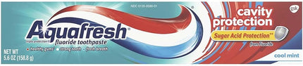 Aquafresh Cavity Triple Protection Fluoride Toothpaste, strong teeth & fresh breath, Cool Mint, 5.6 Ounce (Pack Of 20)