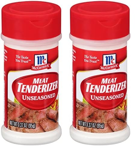 Mccormick Kosher Non-Seasoned Meat Tenderizer, The Taste You Trust, No-MSG, 3.37 Ounces (Pack Of 2)