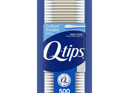 Q-tips Cotton Swabs, Original for Home, First Aid and Beauty, 100% Cotton 500 Count (Pack Of 2)