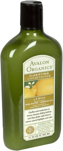 Avalon Organics Natural Hawaiian Clarifying Conditioner, Lemon, Removes Buildup to Restore Brightness and Shine, 11 Fluid Ounces (Pack Of 1)