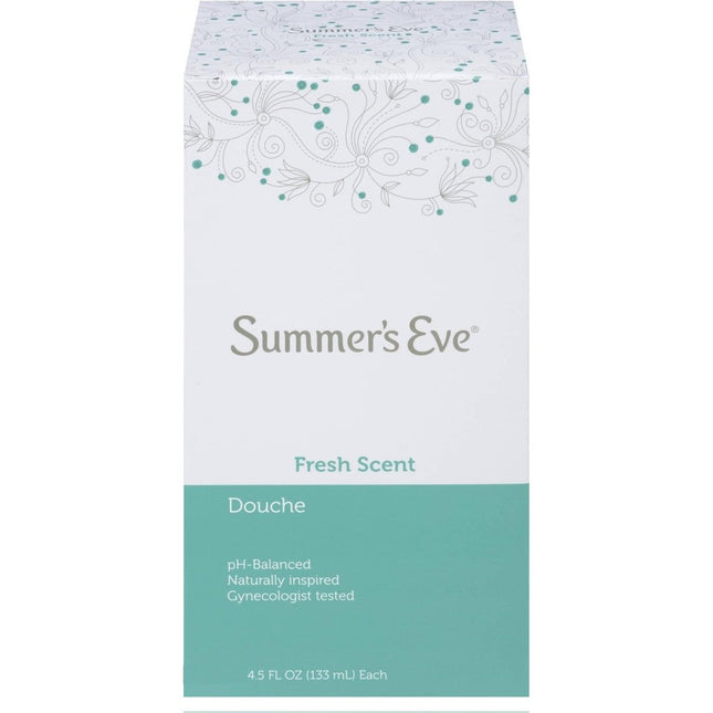 Summer's Eve Douche Vinegar & Water, Feminine Wash, Cleanser, Fresh Scent, 4.5 Ounce (Pack Of 1)