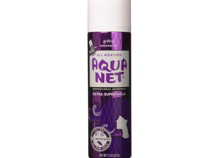 Aqua Net Extra Super Hold Professional Hair-Spray, Unscented ,Aerosol, 11 Ounce (Pack Of 10)