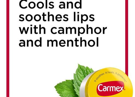 Carmex Original Lip Balm, for-Cold-Sores, Regular Jar, .25 Oz (Pack Of 6)