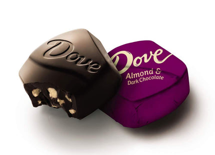 DOVE PROMISES Dark Chocolate Almond Candy, Stand Up Pouch, 7.61 Ounces (Pack Of 2)