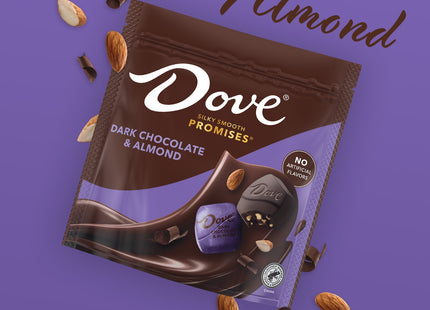 Dove Promises Dark Chocolate And Almond Candy Bar, Each individually foil-wrapped, 6.74 Ounce (Pack Of 1)