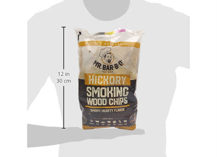 Mr. Bar-B-Q Hickory Wood Smoker Chips Smoky & Fruity Flavor All Natural Hickory Wood Chips, 1.6 Pound Bag  (Pack Of 1)