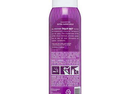 Aqua Net Extra Super Hold Professional Hair-Spray, Unscented ,Aerosol, 11 Ounce (Pack Of 10)