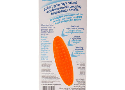 Hartz Chew 'n Clean Tuff Bone, Dental Dog Chew Toy, Medium, Color May Vary (Pack Of 12)