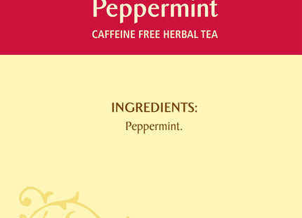 Celestial Seasonings Peppermint Caffeine-Free Herbal Tea Bags, 20 Count (Pack Of 3)