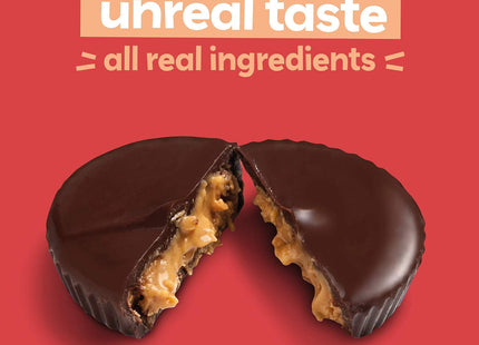 Unreal Dark Chocolate Peanut Butter Cups, Gluten Free, Fair Trade, Non-GMO, 4.2 Ounce (Pack Of 6)