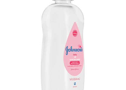 Johnson's Baby Pure Liquid Mineral Oil to Prevent Moisture Loss, Original, 14 Fl. Oz (Pack Of 5)