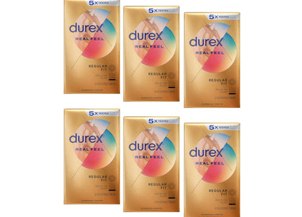 Durex Avanti Bare Real feel Non-Latex, Ultra Thin, Lubricated, Condom, 10 Count (Pack Of 3)