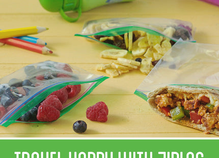 Ziploc Brand Storage Snack Bags, with Grip ’n Seal Technology, 90 count (Pack Of 1)