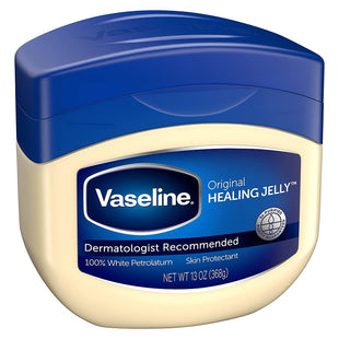 Vaseline Original Skin Protectant Healing, Petroleum Lubricating Jelly, Unisex, 13 Ounce (Pack Of 8)