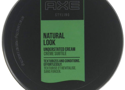 AXE Natural Look Hair Styling Cream, Hair Gel with Natural Beeswax, Understated, 2.64 Ounce (Pack Of 10)