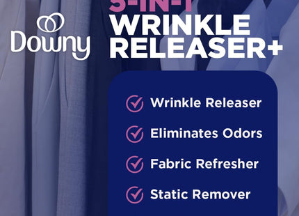 Downy Wrinkle Releaser and Refresher Fabric Spray, Light Fresh Scent, Travel Size, 3 FL Ounce (Pack Of 1)