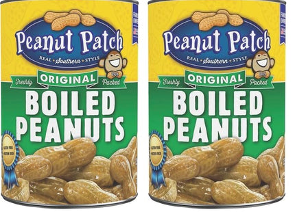 Peanut Patch Original Green Boiled Fresh Peanuts, Sugar-Free, 13.5 Ounce Can (Pack Of 8)