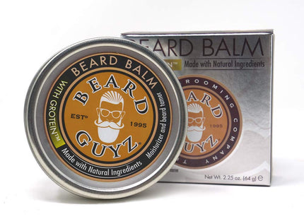 Beard Guyz Beard Balm 25 Style Your Beard, for Fine to Medium Hair, 3 Ounce (Pack Of 12)