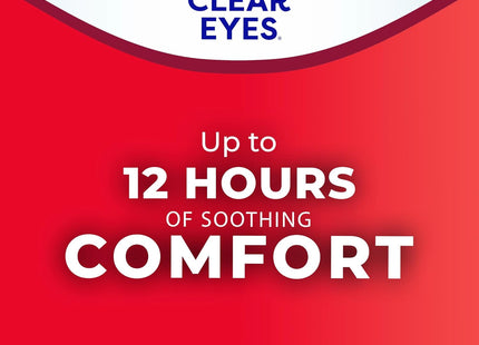 Clear Eyes Maximum Redness Eye Relief Lubricant Eye Drops 0.5 Fl Oz (Pack Of 12)