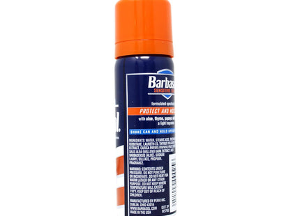 Barbasol Sensitive Skin Thick & Rich Shaving Cream for Men, Travel Size, 2 Ounce (Pack Of 4)