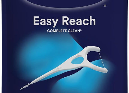 DenTek Complete Clean Easy Reach Floss Picks No Break & No Shred Floss 75 Count (Pack Of 12)