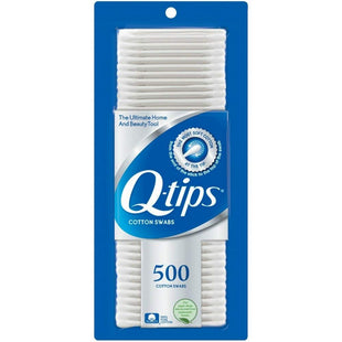 Q-tips Cotton Swabs, Original for Home, First Aid and Beauty, 100% Cotton 500 Count (Pack Of 2)