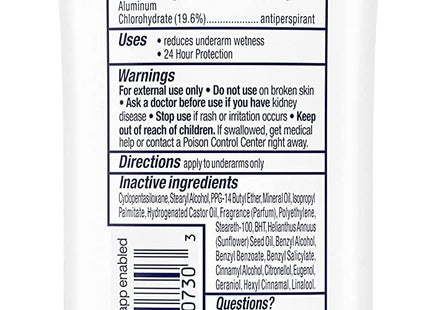 Dove Invisible Solid, Advanced Care, Sweat and Odor Protection, Anti-Perspirant Deodorant, Original Clean, 2.6 Oz (Pack Of 1)