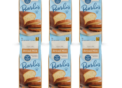 Pamela's Wheat-Free Gluten-Free and Non-Dairy, Bread Mix, 19 Ounce (Pack Of 6)