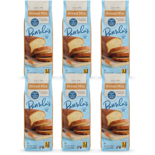 Pamela's Wheat-Free Gluten-Free and Non-Dairy, Bread Mix, 19 Ounce (Pack Of 6)