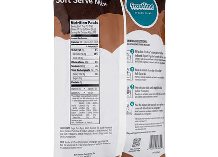 Frostline Chocolate Soft Serve Mix, Fat Free, Gluten Free, Lactose Free, Kosher-Dairy 6 Pound Bag (Pack Of 1)