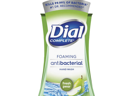 Dial Complete Antibacterial Foaming Hand Wash, Fresh Pear Scented, Pump Bottle 7.5 Fl Ounce (Pack Of 2)