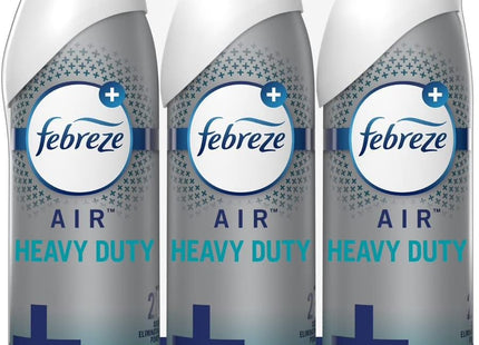 Febreze AIR Effects Air Freshener, Handheld Aerosol, Odor-Eliminating, Heavy Duty Crisp Clean, 8.8 oz (Pack Of 5)