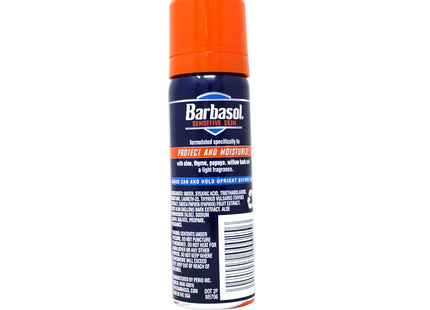 Barbasol Sensitive Skin Thick & Rich Shaving Cream for Men, Travel Size, 2 Ounce (Pack Of 4)